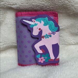Stephen Joseph Unicorn Wallet Pink Purple